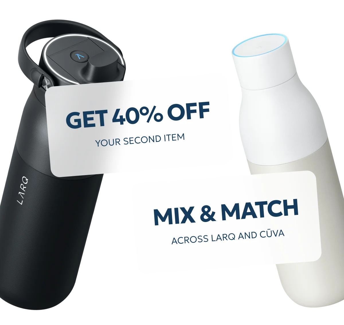 Get 40% off your second item