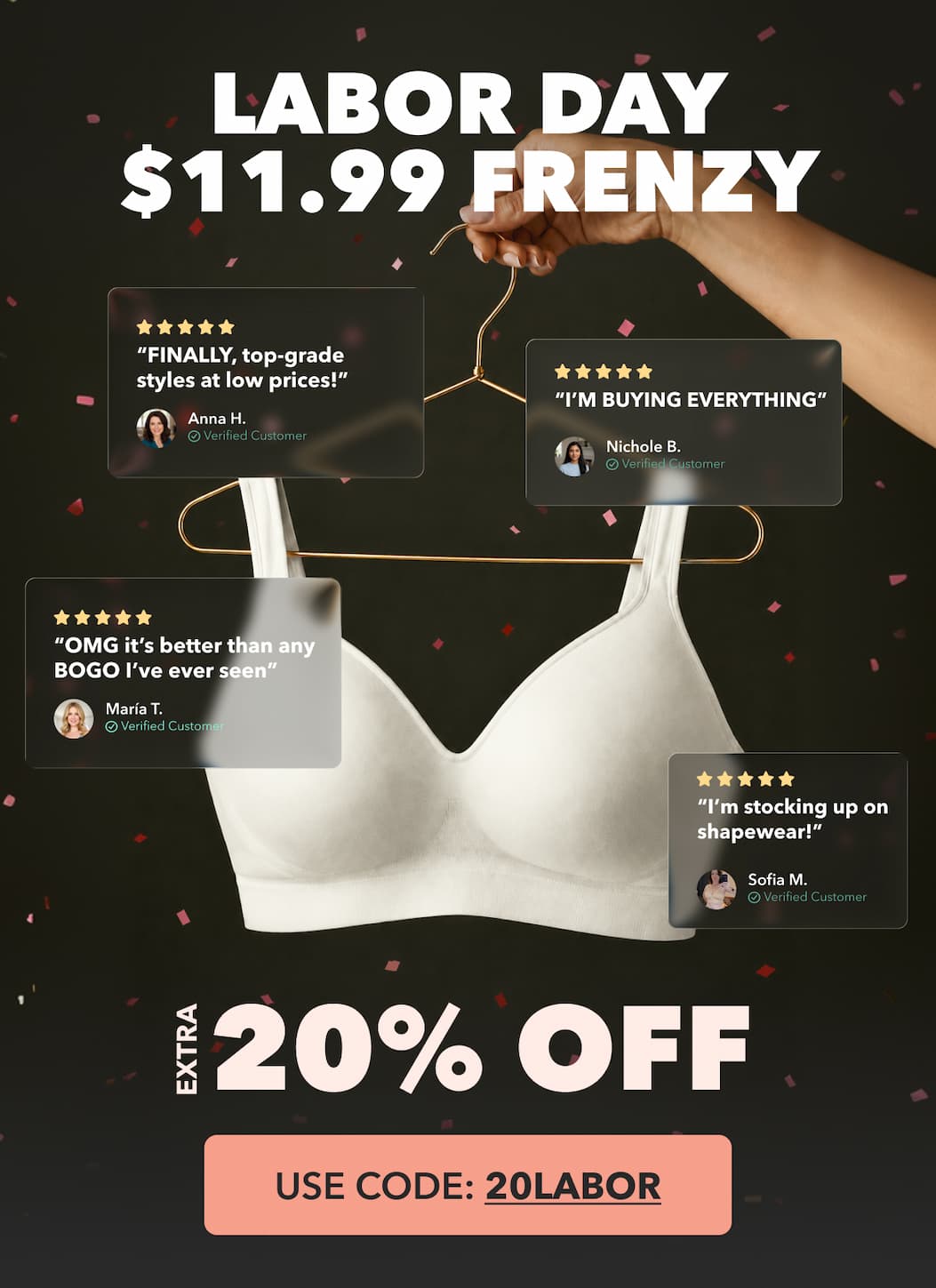 EXTRA 20% OFF