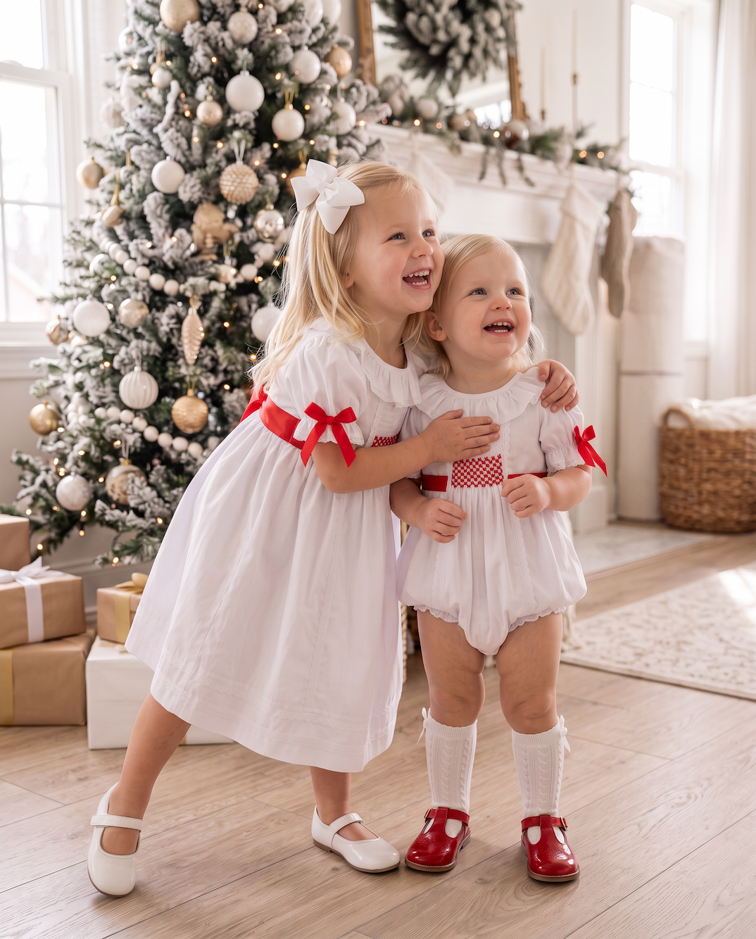 Red Smocked Clara Collection