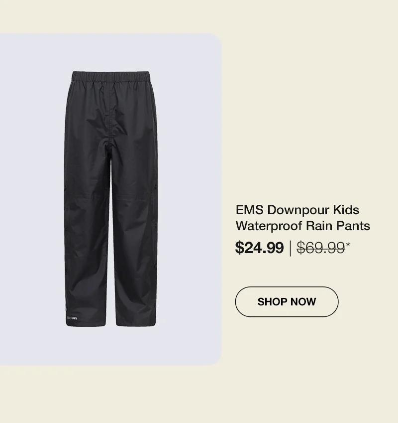 EMS Downpour Kids Waterproof Rain Pants