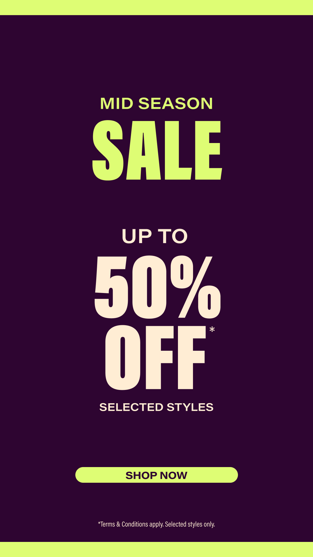 Mid Season Sale - Shop Now