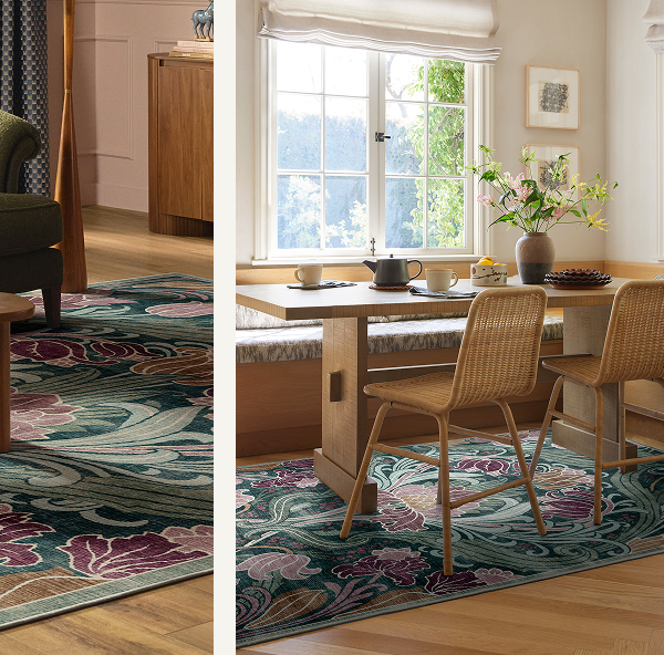 Flourish Teal Rug | Save On This Style 