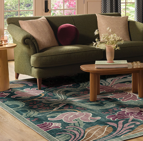 Flourish Teal Rug | Save On This Style 