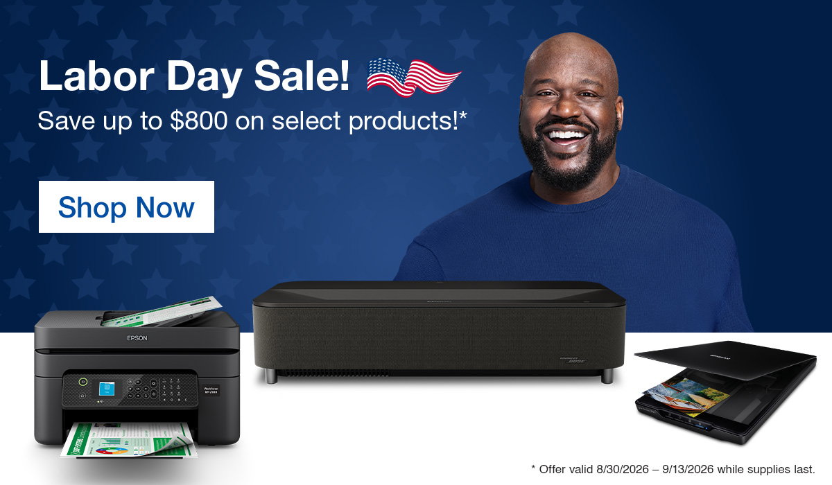 Labor Day Sale! Save up to $800 on select products* Shop Now! Offer valid August 30, 2026 through September 13, 2026, while supplies last.