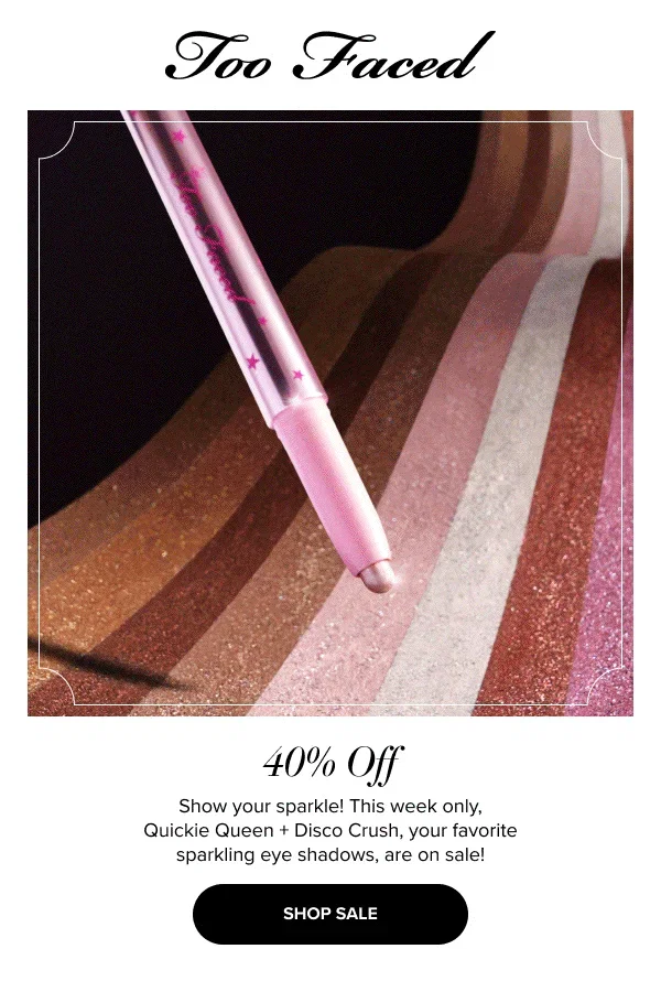 40% off Quickie Queen & Disco Crush