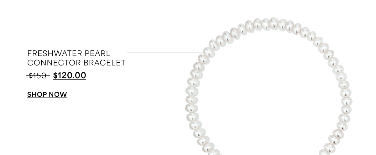 Freshwater Pearl Connector Bracelet