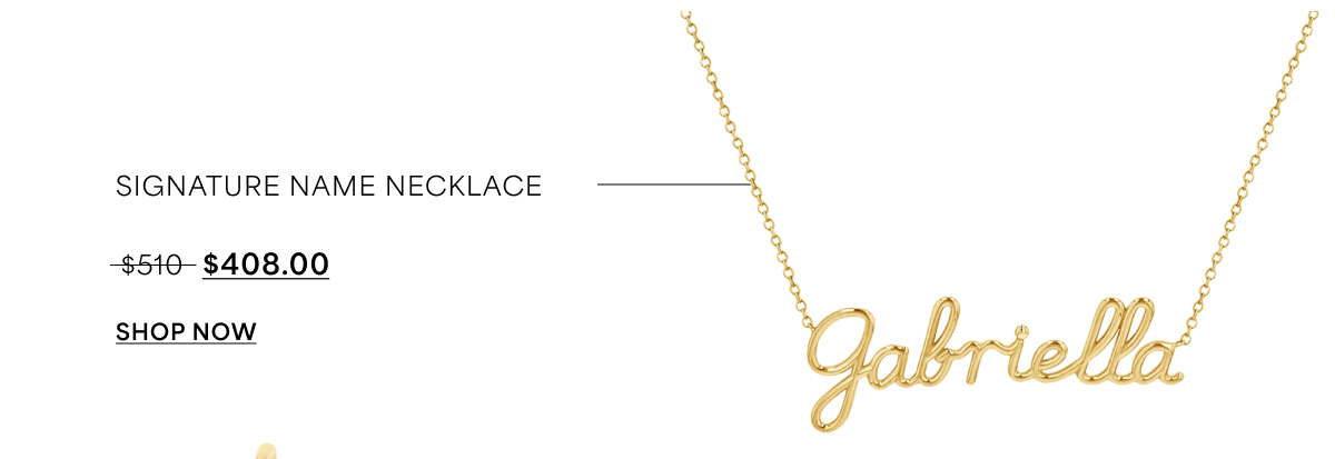Signature Name Necklace
