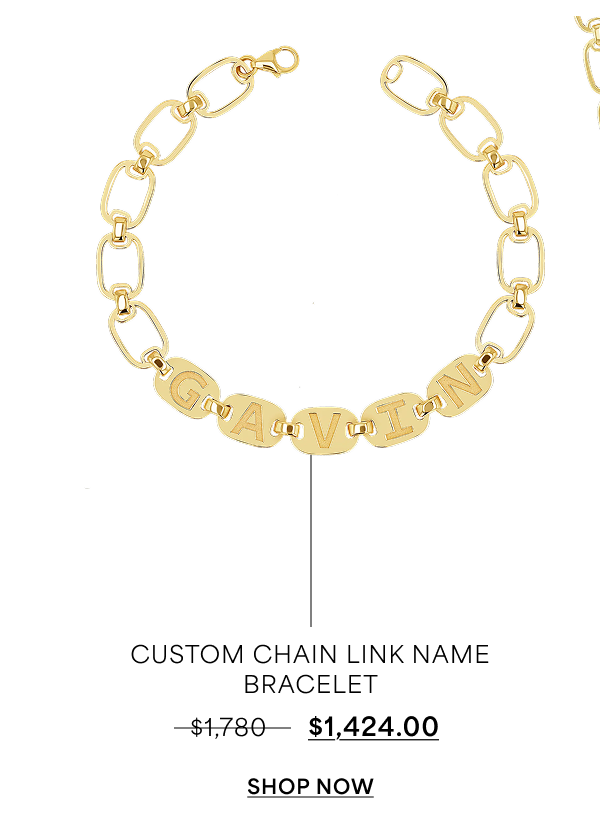 Custom Chain Link Name Bracelet