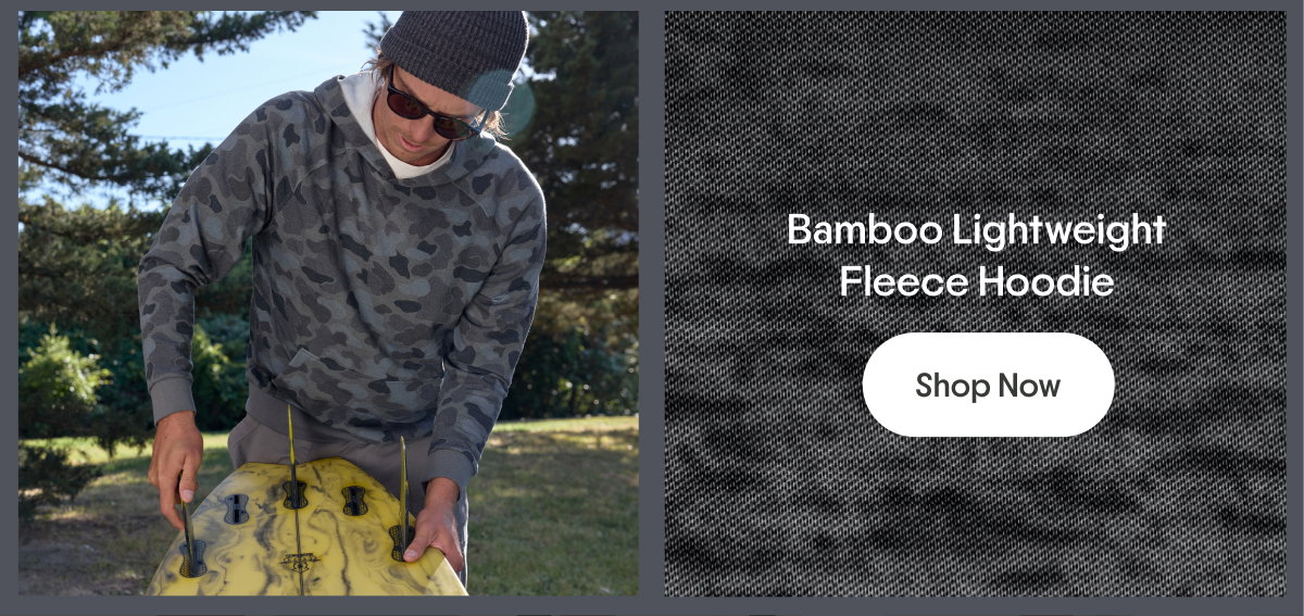 Shop the Bamboo Lightweight Fleece Hoodie