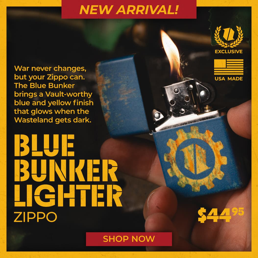 Zippo Blue Bunker Lighter
