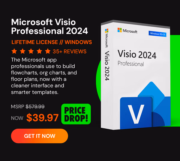 Microsoft Visio Professional 2024: Lifetime License for Windows