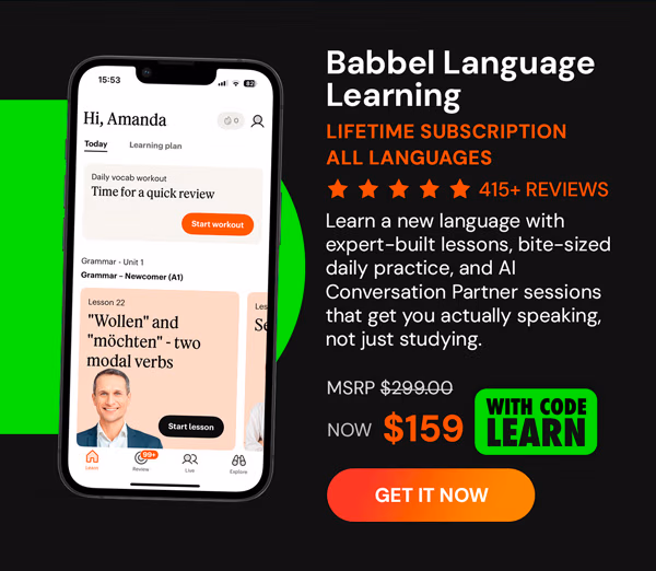 Babbel Language Learning: Lifetime Subscription (All Languages)