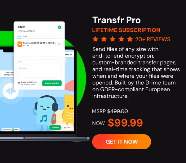 Transfr Pro: Lifetime Subscription