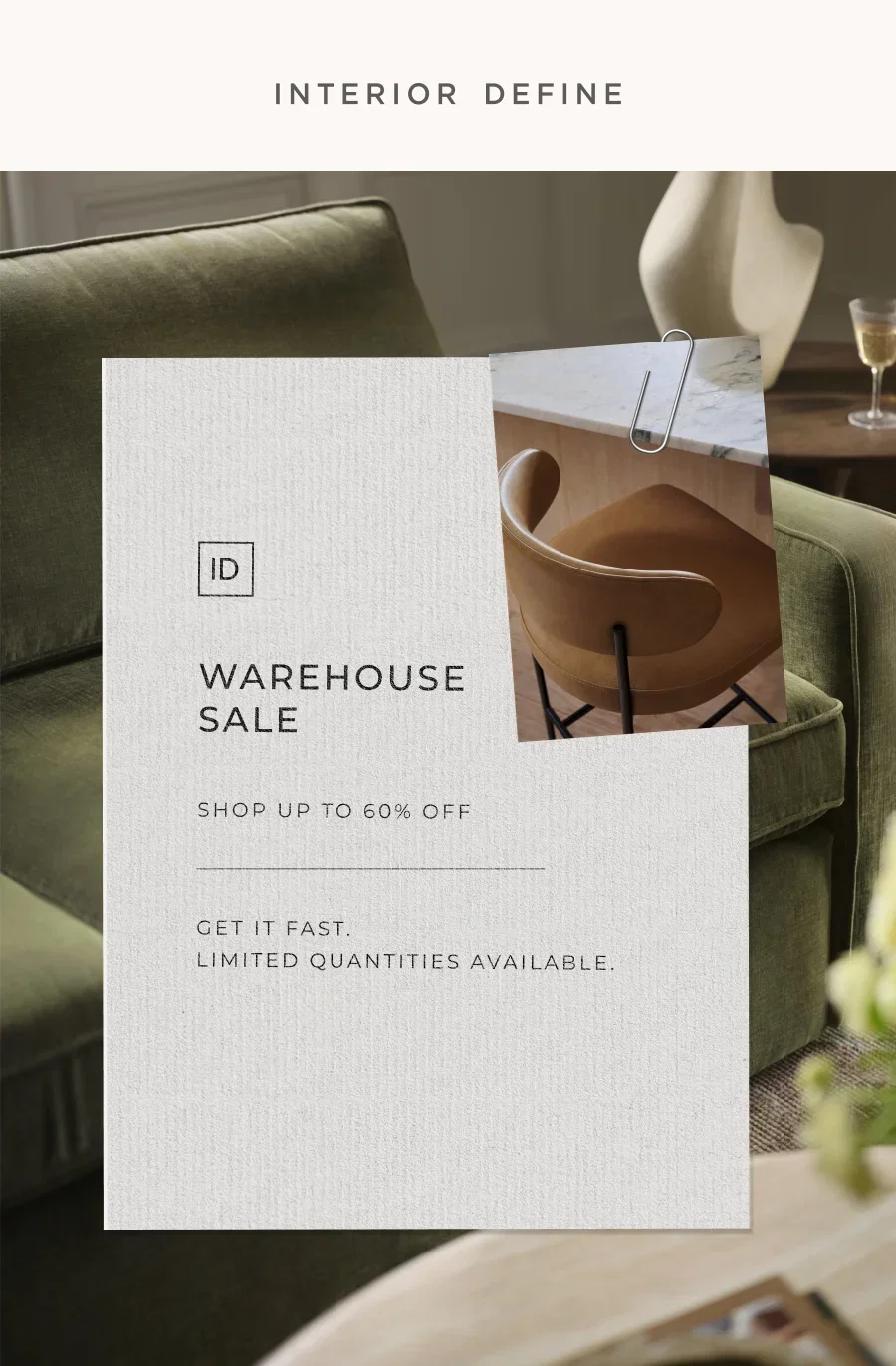 The Warehouse Sale is here