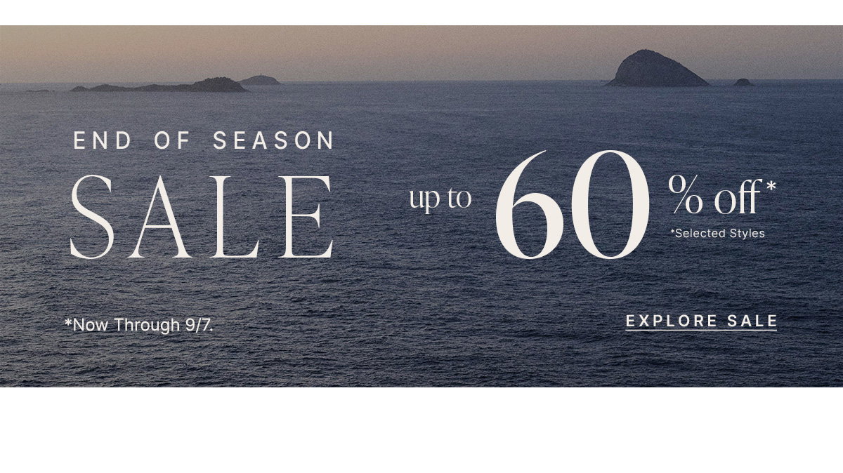 End of Season Sale