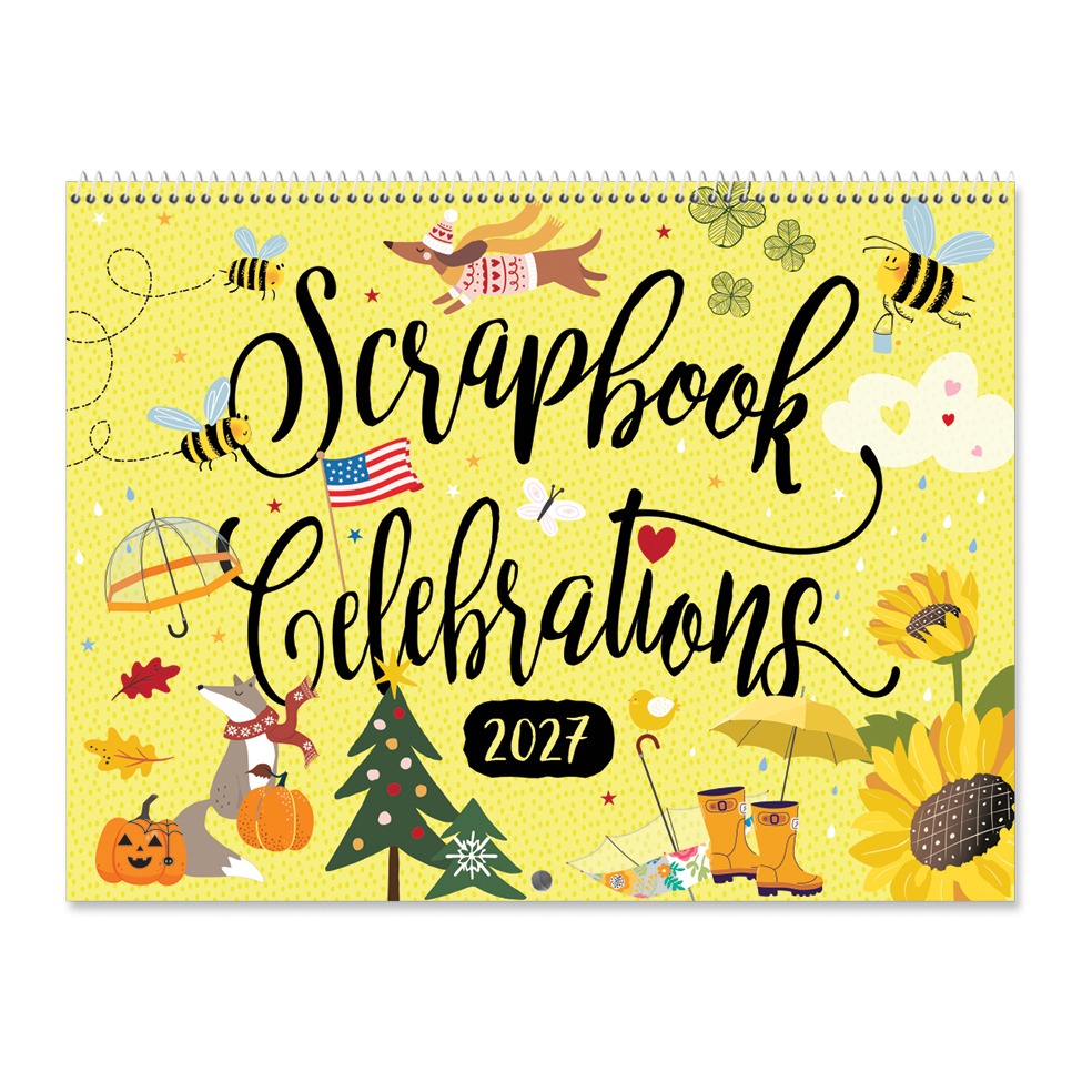 Image of 2027 Celebrations Scrapbooking Wall Calendar