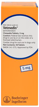 Vetmedin (pimobendan) Chewable Tablets for Dogs