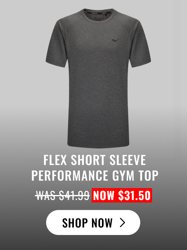 Flex Short Sleeve Performance Gym Top | Shop Now