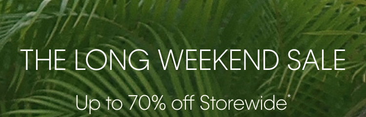 The Long Weekend Sale