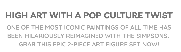 High Art with a Pop Culture Twist