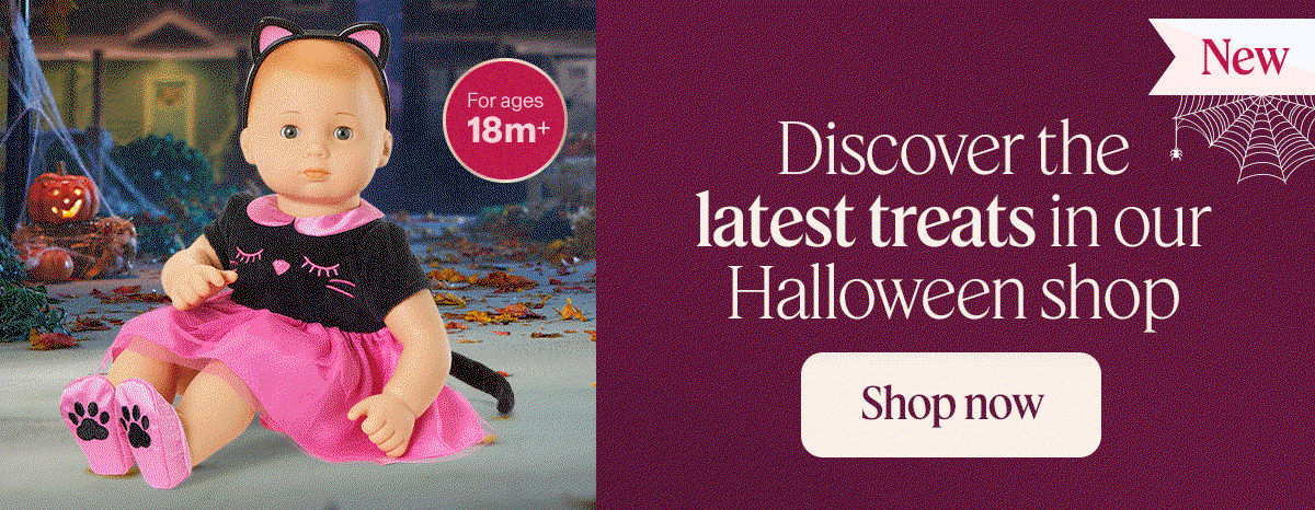 Discover the latest treats in our Halloween shop. Shop now