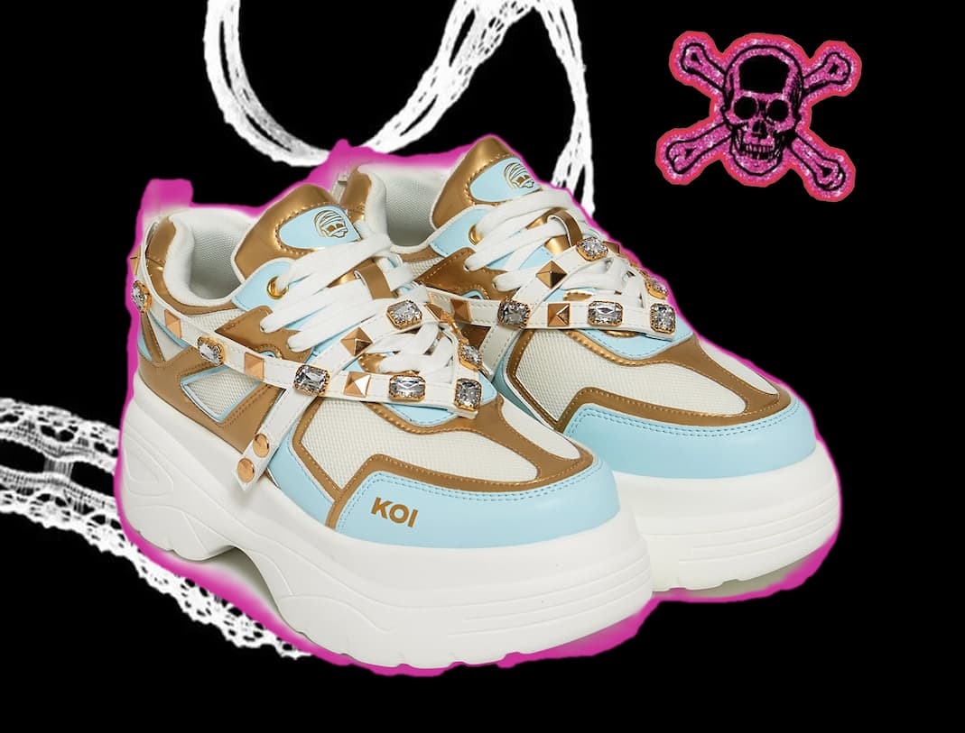 MONSTER HIGH Oh My Ra Bejewelled Chunky Trainers - Multi