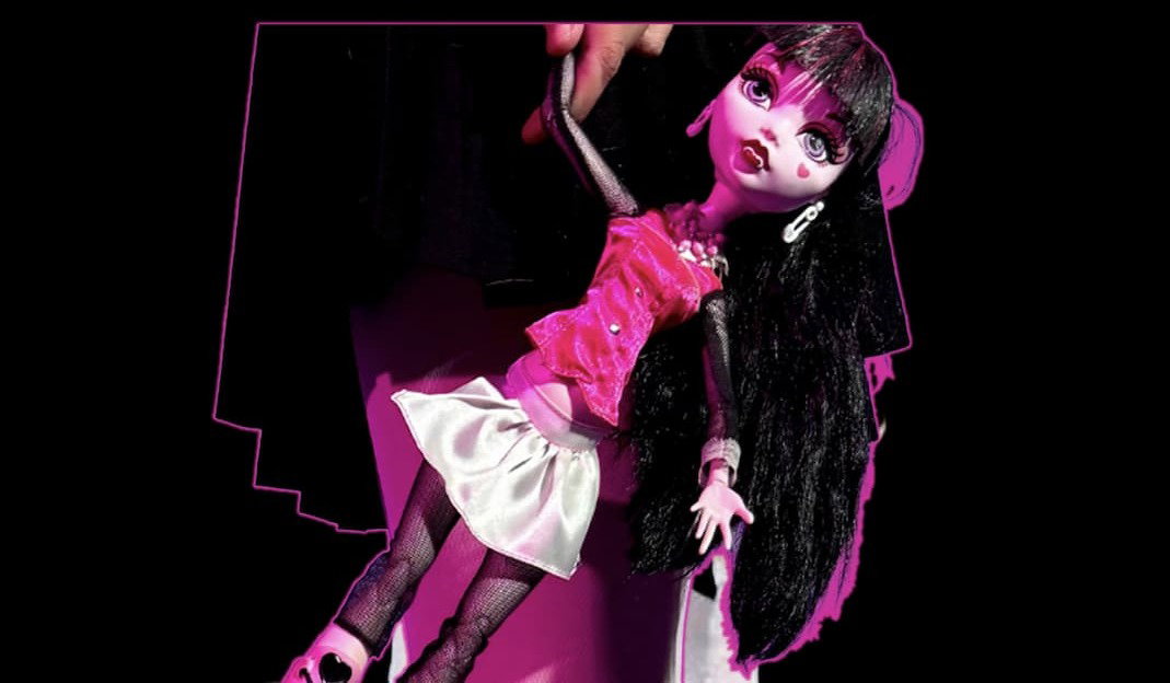 MONSTER HIGH Haunt Couture Padded Chunky Heels - Black