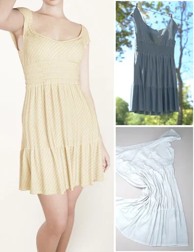dForce Country Style Mini Dress for Genesis 9
