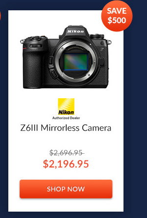 Nikon Z6III Mirrorless Camera