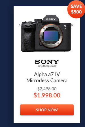 Sony Alpha a7 IV Mirrorless Camera