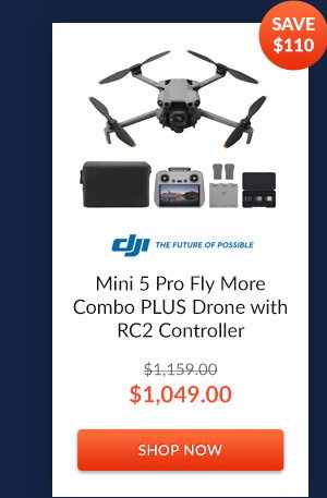 DJI Mini 5 Pro Fly More Combo PLUS Drone with RC2 Controller