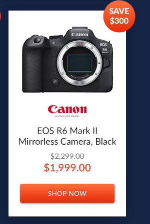 Canon EOS R6 Mark II Mirrorless Camera