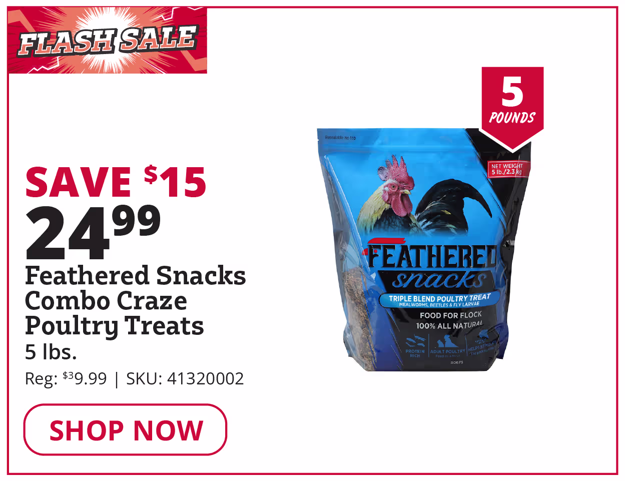 Feathered Snacks Combo Craze Poultry Treats