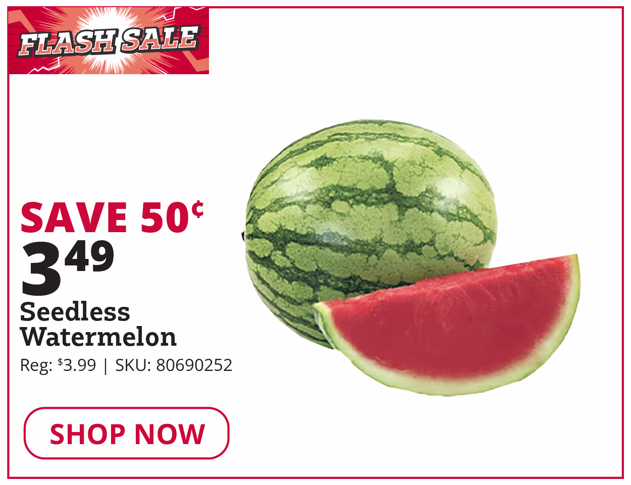Seedless Watermelon