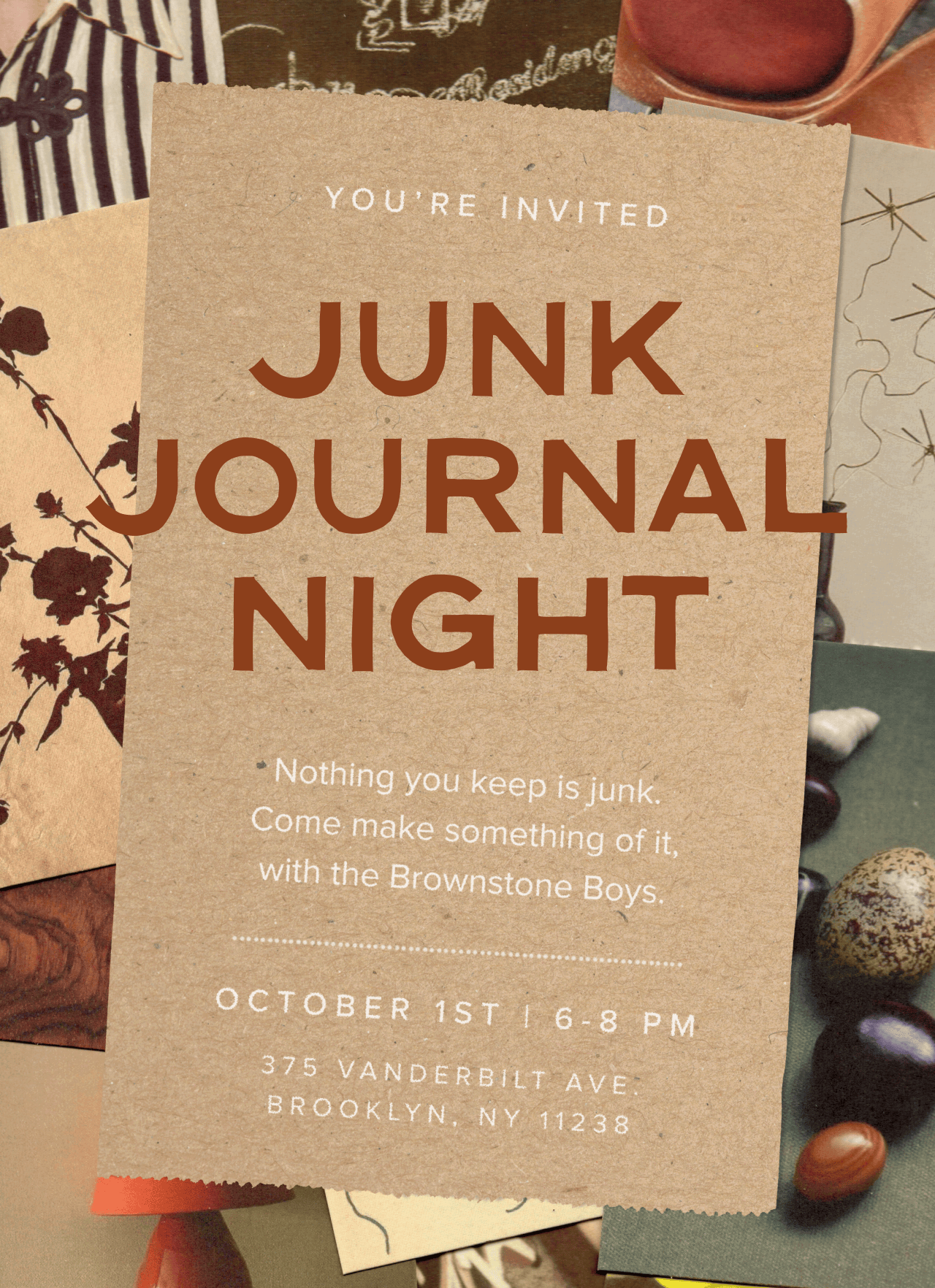 Junk journal night