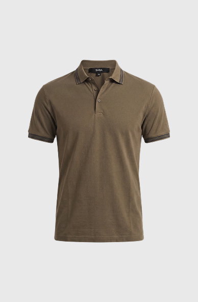 Andy Tipped Cotton Polo