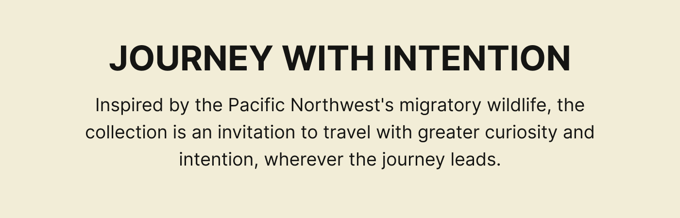 Journey with intention