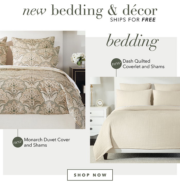 NEW Bedding & Décor | Shop now >
