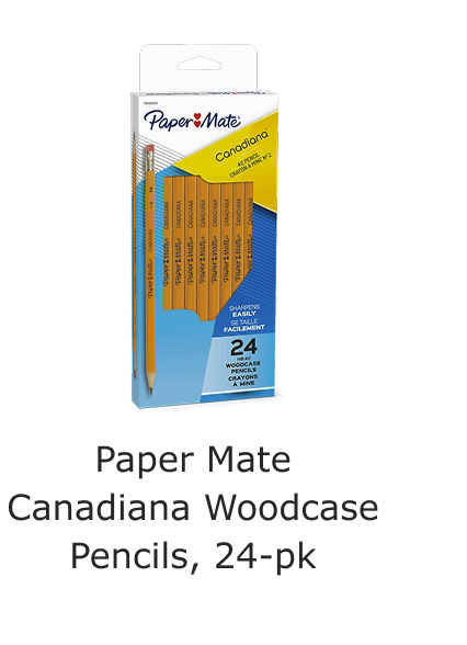 Paper Mate Canadiana Woodcase Pencils, 24-pk.