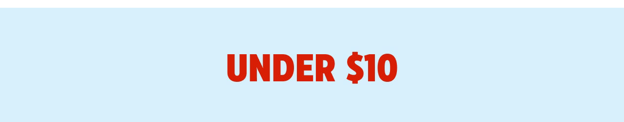 Under $10.