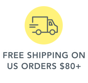 Free Shipping on US orders over $80+