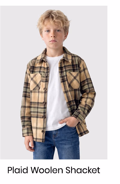 Plain Woolen Shacket