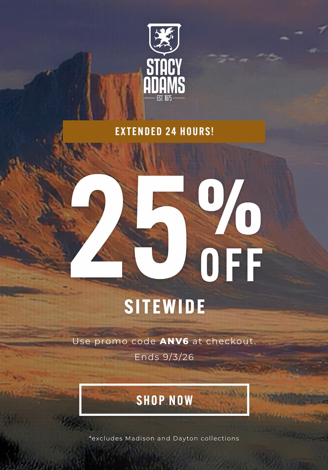 Take 25% off sitewide with promo code ANV6. Display images to learn more.