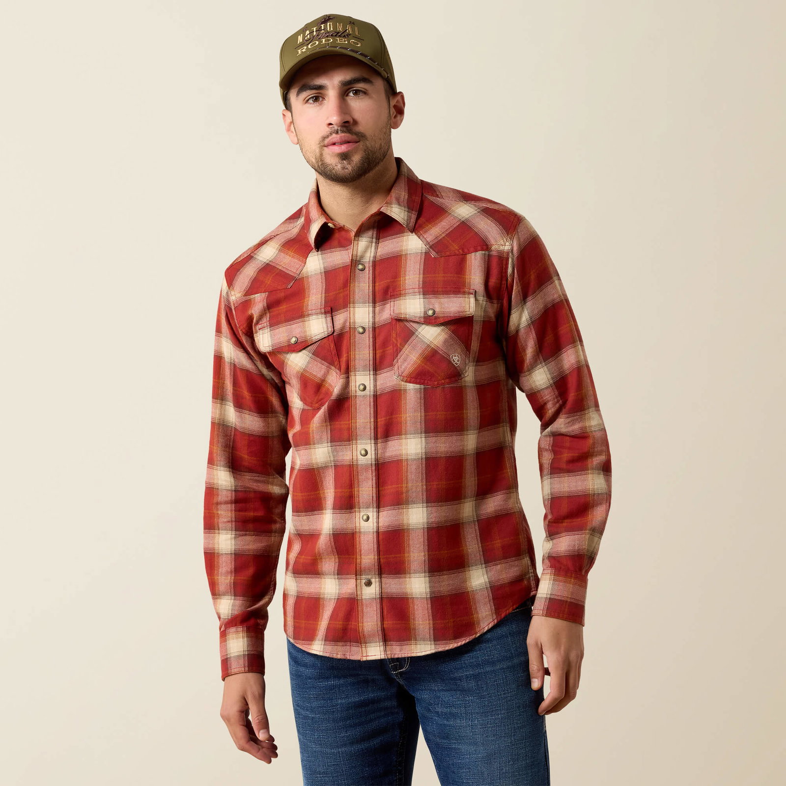 Men’s Retro Hatford Fitted Snap Shirt
