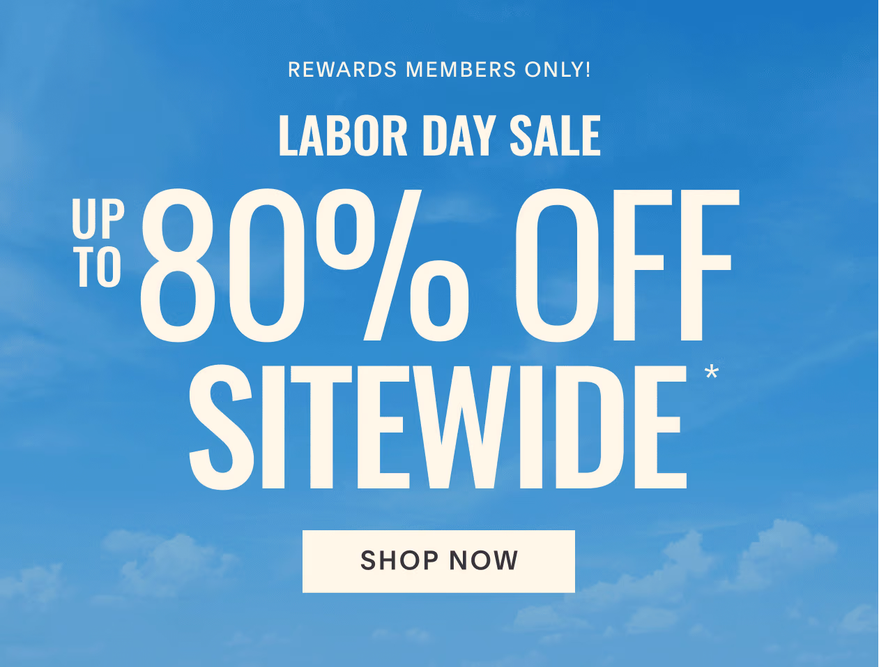 Labor Day Sale