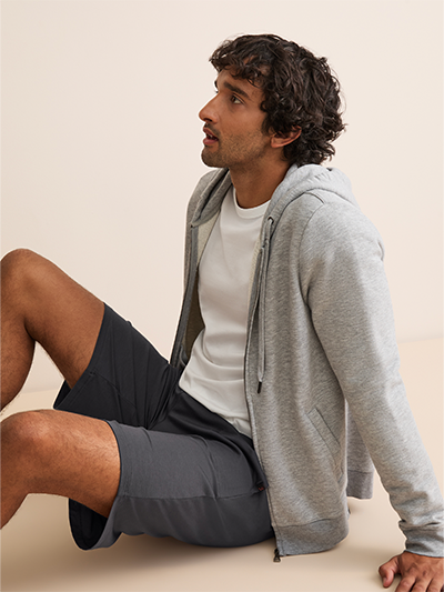 Men's Basel Shorts in Elephant Grey