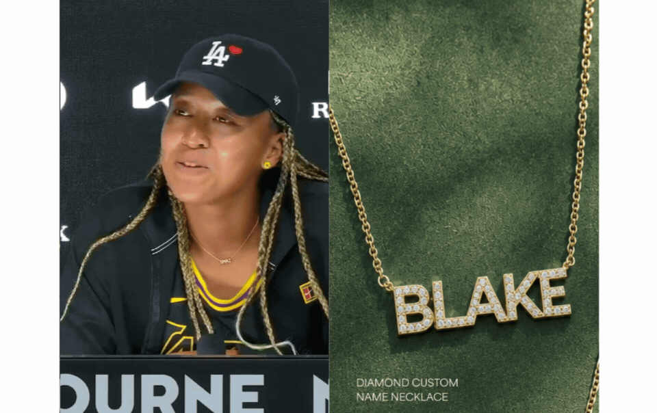 Diamond Custom Name Necklace