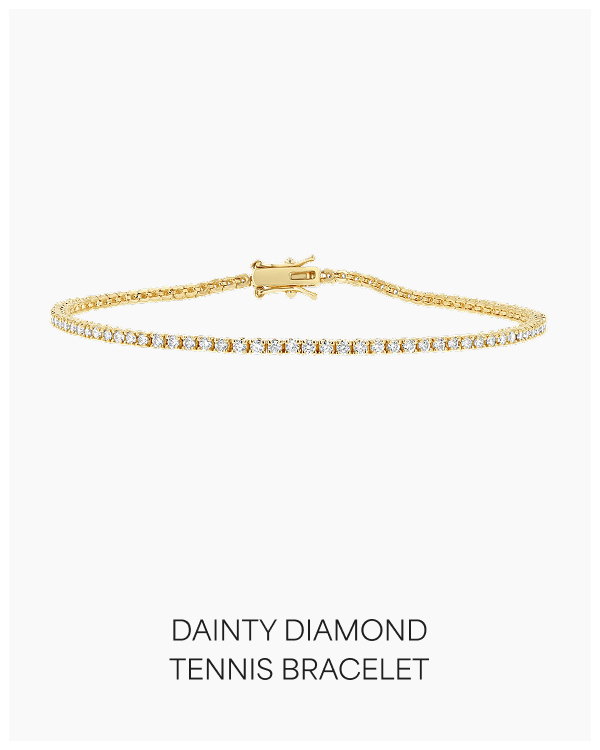 Dainty Diamond Tennis Bracelet