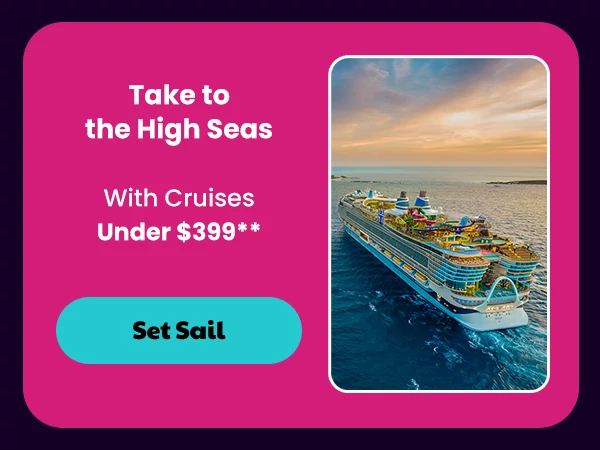 Take to the High Seas With Cruises Under $399**