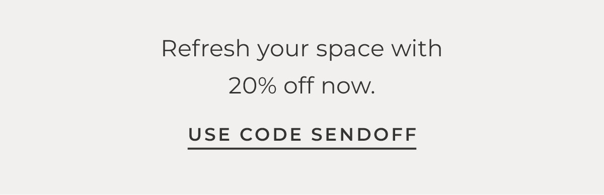 Text box with "Refresh your space now"